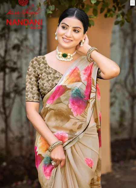 Nandani Vol 1 By Kashvi Star Georgette Printed Saree